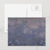 Carte Postale Claude Monet | Nénuphars : Deux saules pleurants (Devant / Derrière)