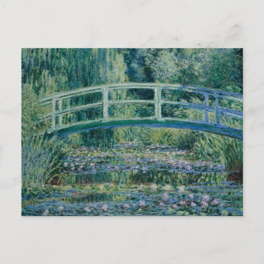 Carte Postale Claude Monet - nénuphars et pont japonais (Devant)