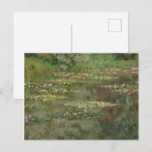 Carte Postale Claude Monet | Nénuphars ou l'étang de la lys d'ea (Devant / Derrière)