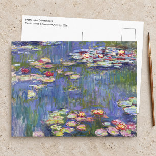 Carte Postale Claude Monet - Nymphéas