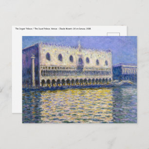 Carte Postale Claude Monet - Palais des Doges