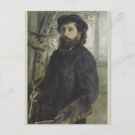 Carte Postale Claude Monet par Pierre-Auguste Renoir (Devant)