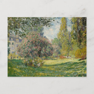 Carte Postale Claude Monet - Paysage : Le Parc Monceau