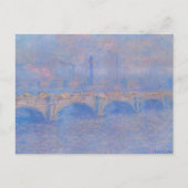 Carte Postale Claude Monet Pont de Waterloo Impression Soleil Ar (Devant)