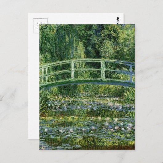 Carte Postale Claude Monet - Pont japonais (Devant / Derrière)