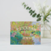 Carte Postale Claude Monet - Pont Japonais, Giverny (Debout devant)