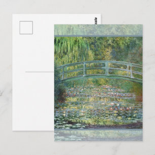 Carte Postale Claude Monet Pont Japonais Nymphéa Art