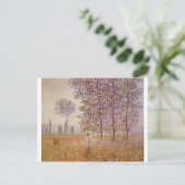 Carte Postale Claude Monet - Poplars au soleil (Debout devant)