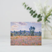 Carte Postale Claude Monet - Poppy Field 1890 (Giverny) (Debout devant)