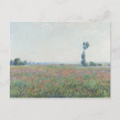 Carte Postale Claude Monet Poppy Field Painting Art Imprimer (Devant)