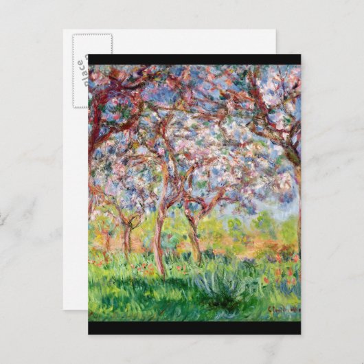 Carte Postale Claude Monet | Printemps a Giverny, 1903 (Devant / Derrière)