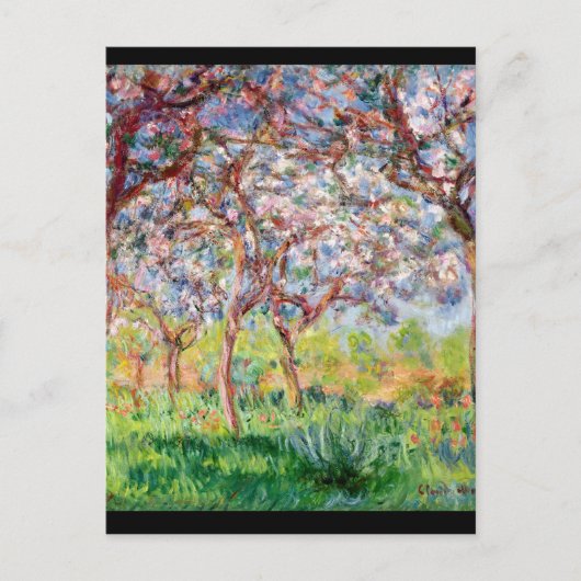 Carte Postale Claude Monet | Printemps a Giverny, 1903 (Devant)