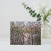 Carte Postale Claude Monet - Printemps à travers les branches (Debout devant)