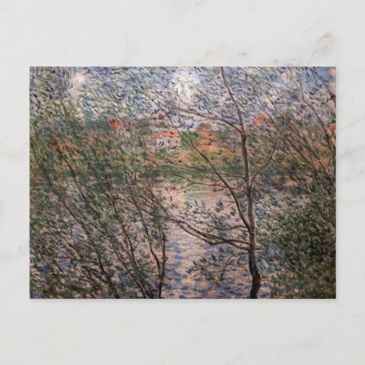Carte Postale Claude Monet - Printemps à travers les branches (Devant)
