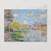 Carte Postale Claude Monet - Printemps de la Seine (Devant)
