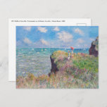 Carte Postale Claude Monet - Promenade Cliff à Pourville<br><div class="desc">Promenade de Cliff à Pourville / Promenade sur la falaise,  Pourville - Claude Monet,  1882</div>
