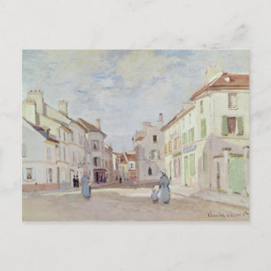 Carte Postale Claude Monet   Rue de la Chaussee à Argenteuil