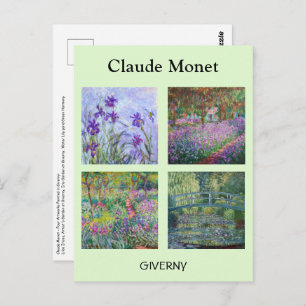 Carte Postale Claude Monet - Sélection de chefs-d'oeuvre Giverny