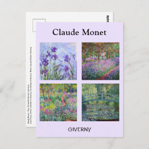 Carte Postale Claude Monet - Sélection de chefs-d'oeuvre Giverny