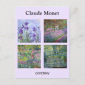 Carte Postale Claude Monet - Sélection de chefs-d'oeuvre Giverny (Devant)