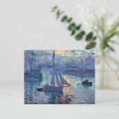 Carte Postale Claude Monet Sunrise - Marine (Debout devant)