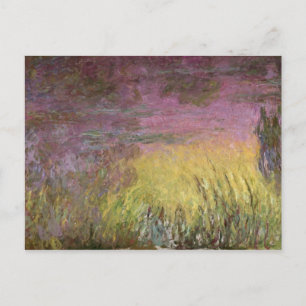 Carte Postale Claude Monet Sunset Nénuphar, 1915-26