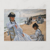 Carte Postale Claude Monet - Sur la Plage à Trouville (Devant)