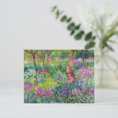 Carte Postale Claude Monet : The Iris Garden at Giverny (Debout devant)