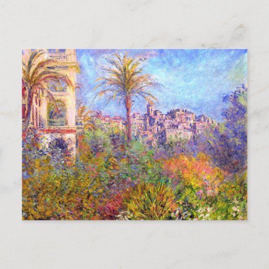 Carte Postale Claude Monet : Villas à Bordighera (Devant)