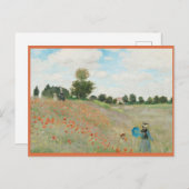 Carte Postale Claude Monet vintage Spring (Devant / Derrière)