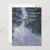 Carte Postale Claude Monet Water Lilies 1907 Nymphéas GalleryHD (Devant / Derrière)
