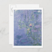Carte Postale Claude Monet | Waterlilies (Devant / Derrière)