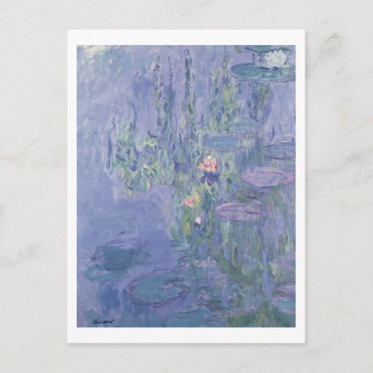 Carte Postale Claude Monet | Waterlilies (Devant)