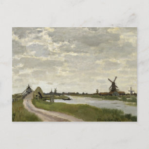 Carte Postale Claude Monet - Windmills Près De Zaandam