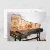Carte Postale Clavecin doré et peint (Devant / Derrière)