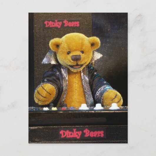 Carte Postale Clavier Dinky Bears (Devant)