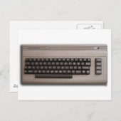 Carte Postale Clavier d'ordinateur rétro vintage ? (Devant / Derrière)