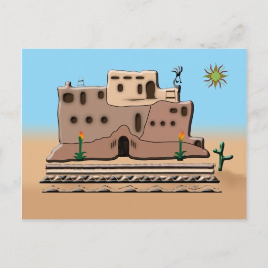 Carte Postale Clay House (Devant)
