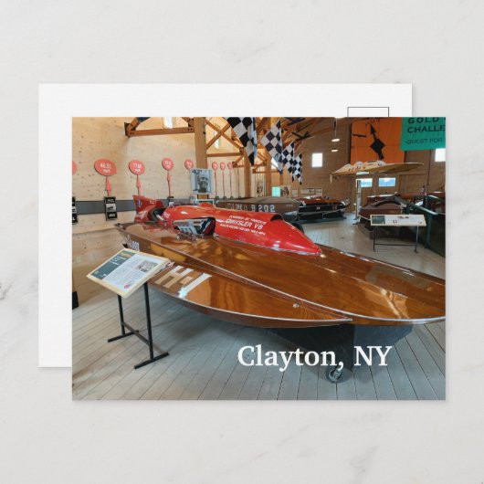 Carte Postale Clayton NY (Devant / Derrière)