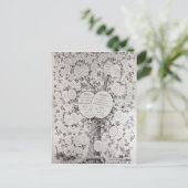 Carte Postale Clé à l'arbre généalogique (Debout devant)