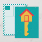 Carte Postale clé d'accueil (Devant / Derrière)