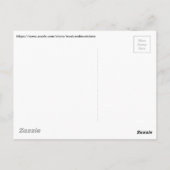 Carte Postale Clé d'Alto en Blanc sur Fond Noir - Clé d'Ut - Mus (Dos)