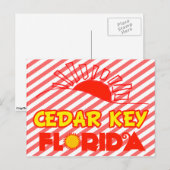 Carte Postale Clé de cèdre, Floride (Devant / Derrière)