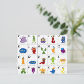 Carte Postale Clé de code - Monstres (Debout devant)