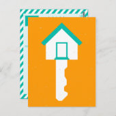 Carte Postale clé de maison (Devant / Derrière)