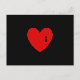 Carte Postale Clé de mon coeur