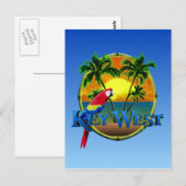 Carte Postale Clé West Sunset (Devant / Derrière)