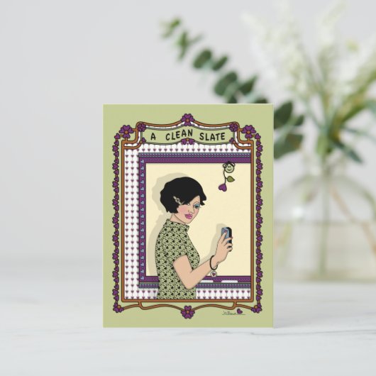 Carte postale Clean Slate_A_ (Debout devant)