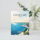 Carte Postale Clear Lake États-Unis (Debout devant)