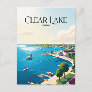 Carte Postale Clear Lake États-Unis